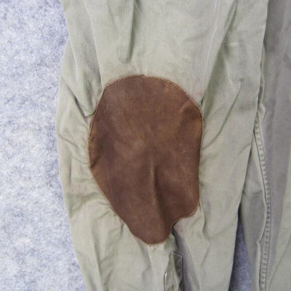 Ralph Lauren Shirt Mens Medium Green Classic Fit Button Down Elbow Patch Preppy - Picture 3 of 9